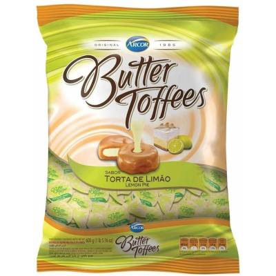BALA BUTTER TOFFEES TORTA DE LIMÃO 500G