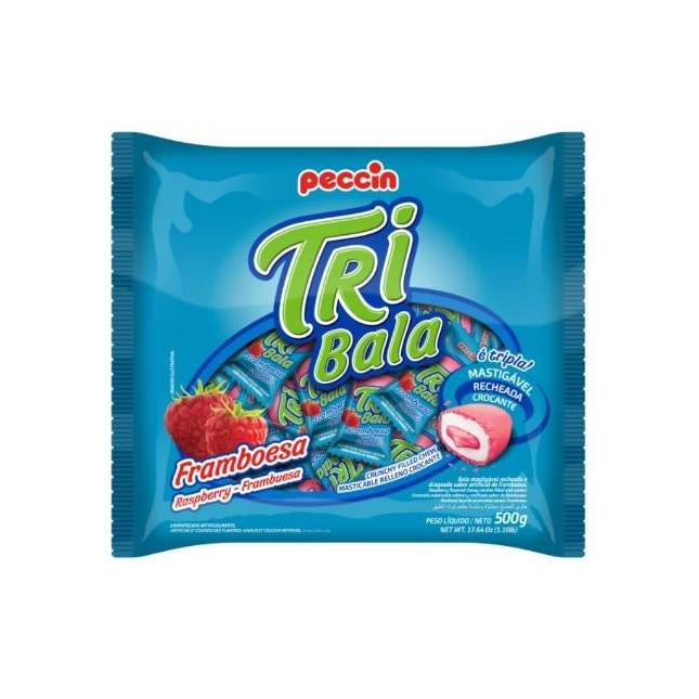 BALA TRIBALA FRAMBOESA 500GR 